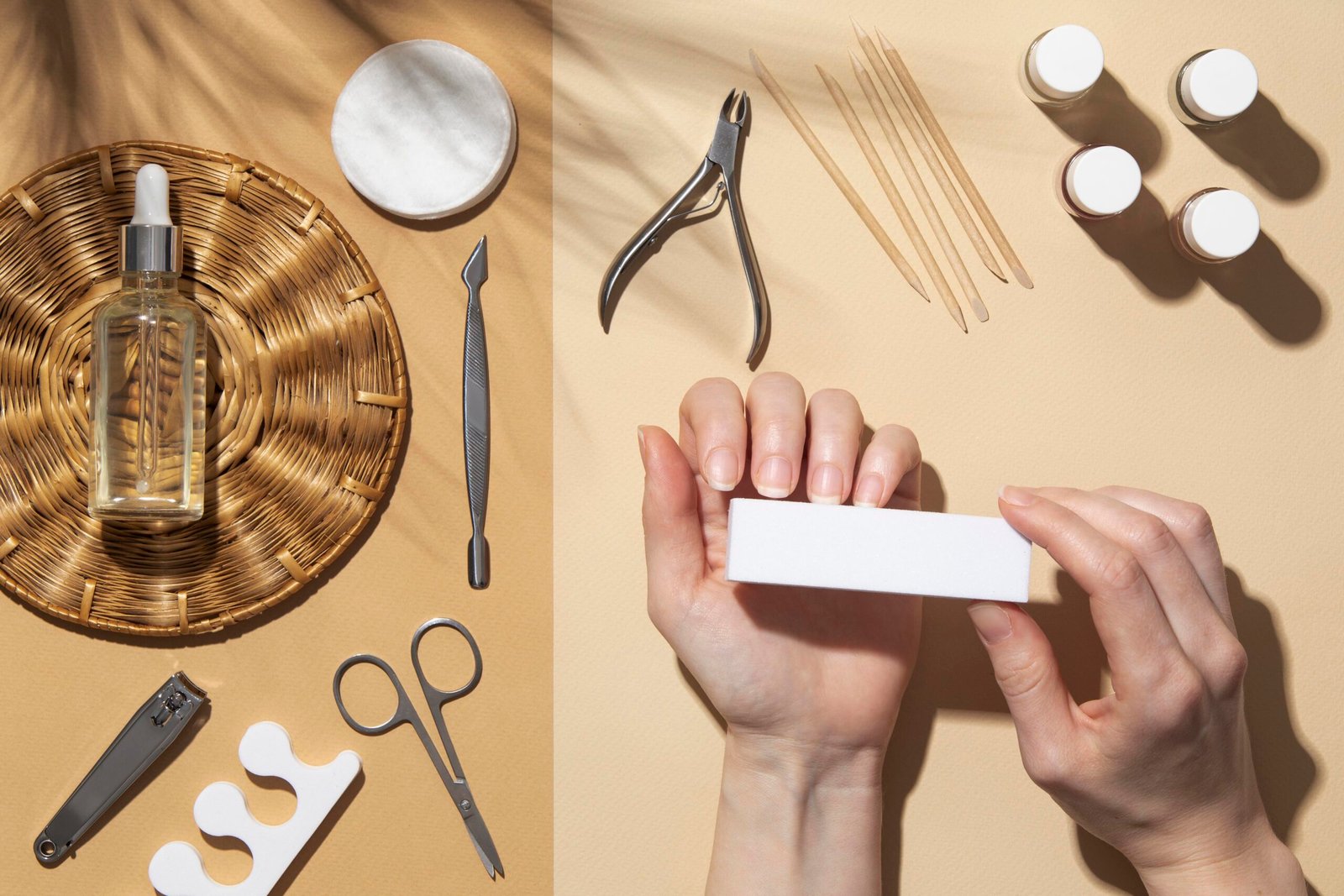 Luxury manicure service at Maison Luné Beauty in Paphos specialising in elegant long lasting nail finishes